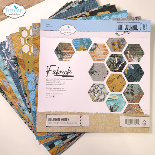 Elizabeth Craft Designs Cardstock 12x12" - C008 Fabrick