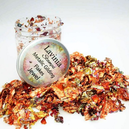 Lavinia Metallic Gilding Flakes - Jewel